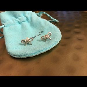 Tiffany and Co bow earrings